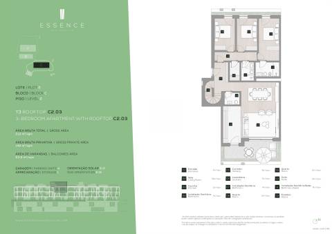 Apartamento T3 Rooftop