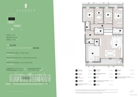 Apartamento T4 com Varanda