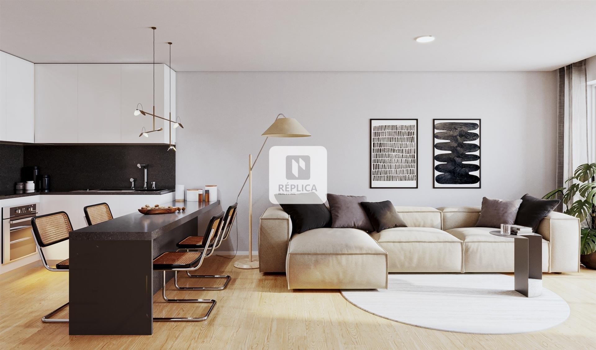 Apartamento T3 com Varanda e Garagem em Canidelo