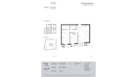 Apartamento T2 com Varanda e Estacionamento Privativo no Pinheiro Manso