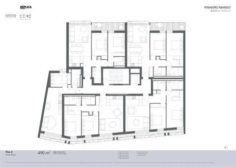 Apartamento T2 moderno com varanda no Pinheiro Manso