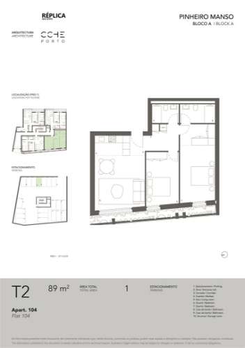 T2 com Garagem em Condomínio Exclusivo no Pinheiro Manso