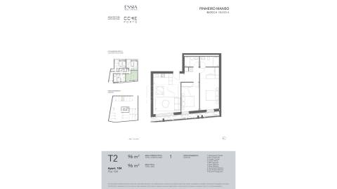 T2 com Garagem em Condomínio Exclusivo no Pinheiro Manso