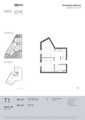 T1 com Garagem em Condomínio Exclusivo no Pinheiro Manso