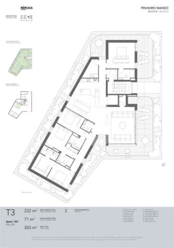 Apartamento T4 com terraço e Estacionamento Privativo no Pinheiro Manso