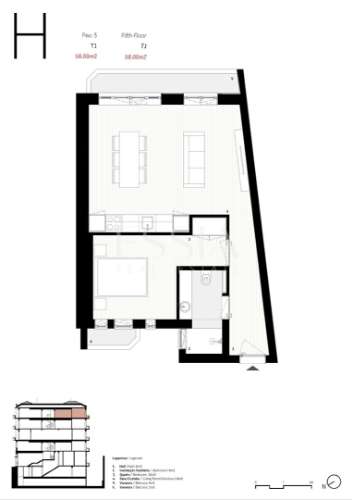 Apartamento T1 Venda em Cedofeita, Santo Ildefonso, Sé, Miragaia, São Nicolau e Vitória,Porto
