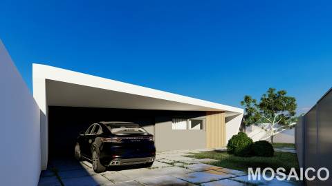 Lote para Moradia V3 térrea de 3 frentes, com piscina, em CANIDELO para VENDA