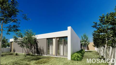 Lote para Moradia V3 térrea de 3 frentes, com piscina, em CANIDELO para VENDA