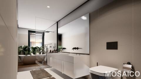 Lote para Moradia V3 térrea de 3 frentes, com piscina, em CANIDELO para VENDA