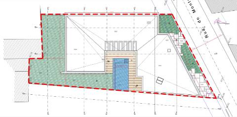 Lote para Moradia V3 térrea de 3 frentes, com piscina, em CANIDELO para VENDA