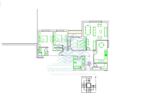 Apartamento T3 novo em Torres Novas, com garagem e varanda