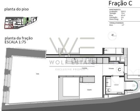 Apartamento T0+1 Venda em Braga (Maximinos, Sé e Cividade),Braga