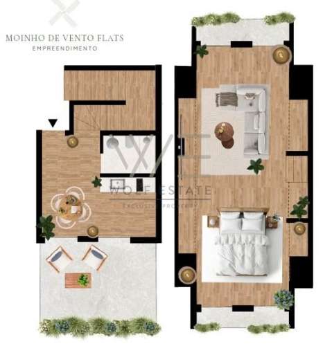 Apartamento T0 DUPLEX Venda em Matosinhos e Leça da Palmeira,Matosinhos