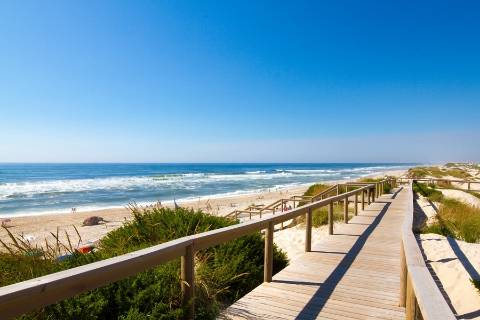 Moradia Isolada T4 a 100 metros da praia com piscina e jardim na Praia da Vagueira.