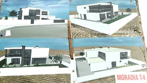 Magnífica moradia T4 em construção, res do chão,1º andar, isolada no Centro de Vagos.