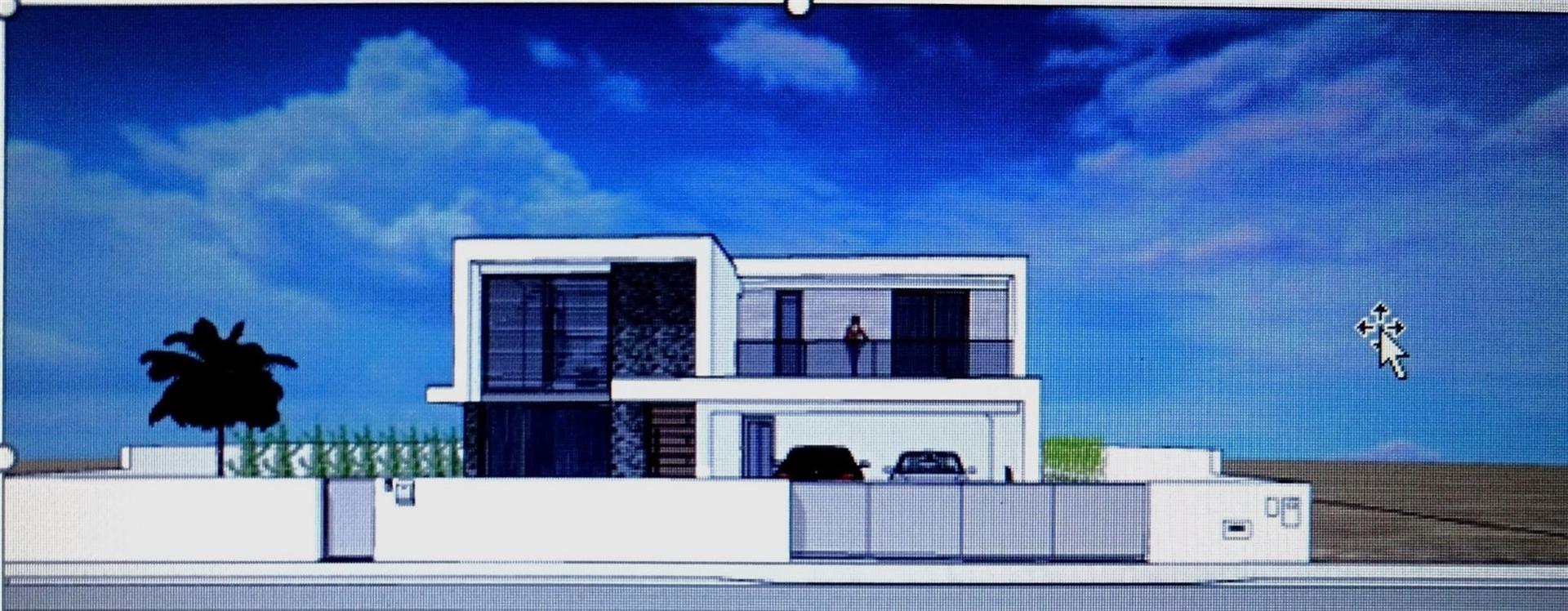 Magnífica moradia T4 em construção, res do chão,1º andar, isolada no Centro de Vagos.