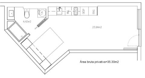 Estúdio no Lumiar, remodelado e a estrear