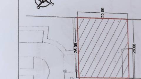 Terreno Gafanha da Nazaré com frente de 26 mts