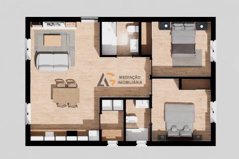 Moradia Terrea T2 Isolada em construção na Gafanha do Carmo