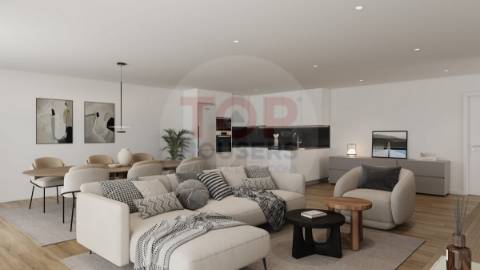 Apartamento T1 Novo com piscina no terraço e garagem - Olhão