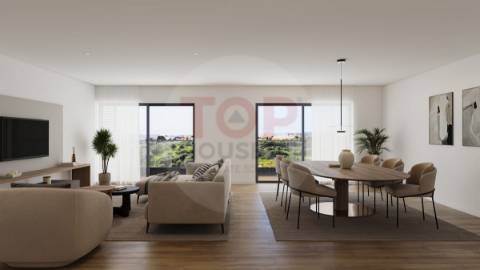 Apartamento T1 Novo com piscina no terraço e garagem - Olhão