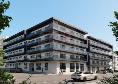 Apartamento T1 Novo com piscina no terraço e garagem - Olhão