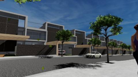 Terreno com Projeto Aprovado para Moradia T3 em um loteamento