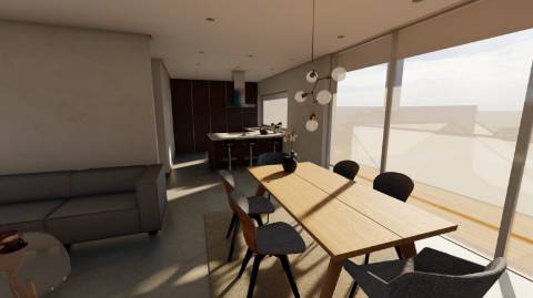 Terreno com Projeto Aprovado para Moradia T3 em um loteamento