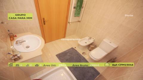 CPM20402 Apt T5 Duplex com Box 298.500€, perto metro Varanda, próximo ao Estádio do Dragão, Porto