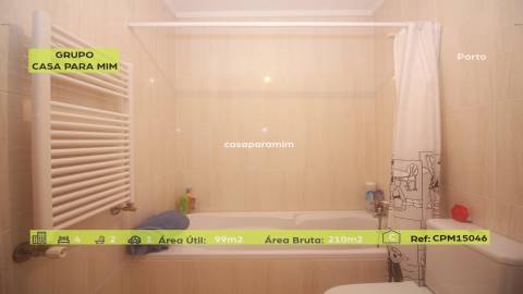 CPM20402 Apt T5 Duplex com Box 298.500€, perto metro Varanda, próximo ao Estádio do Dragão, Porto