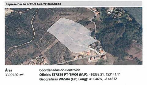 CPM20257 Terreno c/ 33.100m2 perto Rio Douro, 109.500€ prx habitações Canedo, Santa Maria da Feira,