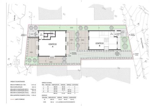 Terreno para construção de pequeno condomínio no Estoril, Cascais.