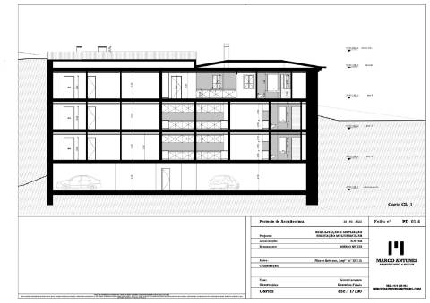 Prédio para reabilitação no Centro Histórico de Sintra.
