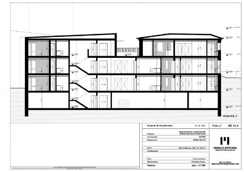 Prédio para reabilitação no Centro Histórico de Sintra.