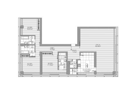 Arrendamento apartamento T3 (suites) e vista mar - Estoril Sol Residence