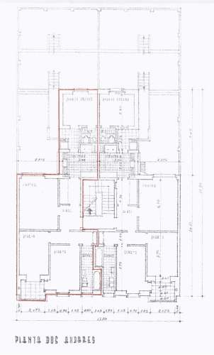 Apartamento T3 a ser totalmente remodelado.