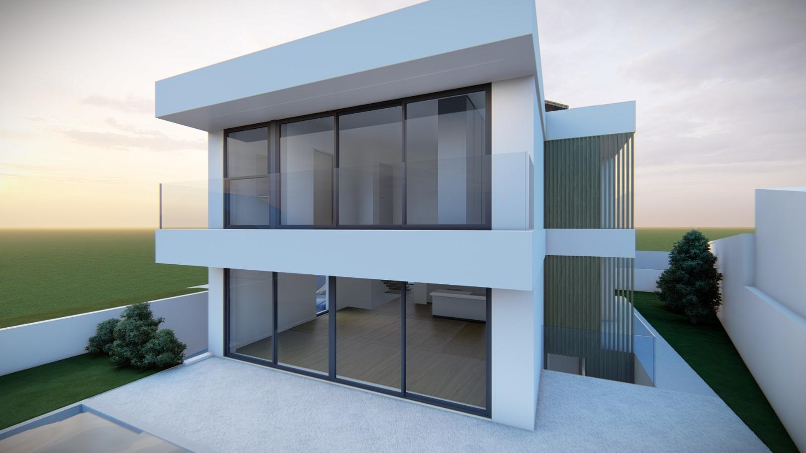 Moradia contemporânea isolada T4 com piscina, a 5 minutos da Praia do Guincho