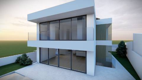 Moradia contemporânea isolada T4 com piscina, a 5 minutos da Praia do Guincho