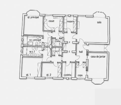 Apartamento T4 em condomínio privado histórico no Estoril, Cascais | Rei Carol II