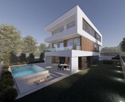 Moradia Isolada T4 de linhas contemporâneas com piscina em Nafarros, Sintra