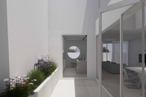 Moradia contemporânea T3+1 em construção