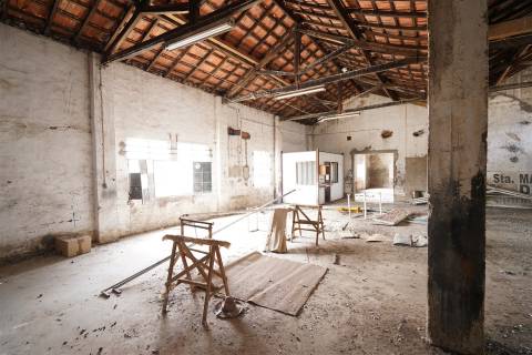 Terreno com armazém no Alentejo