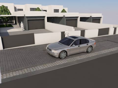 Terreno para construção de Três moradias Geminadas V3 de arquitetura moderna