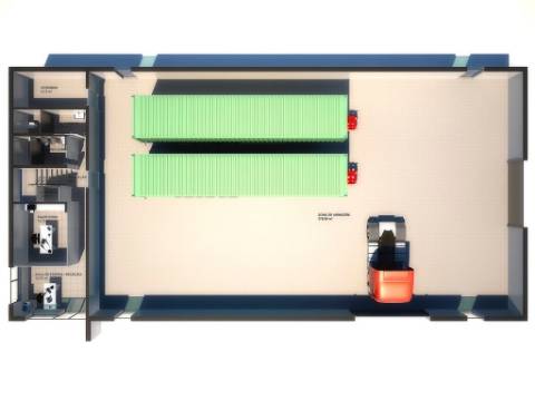 Pavilhão em Batalha com 370 m2