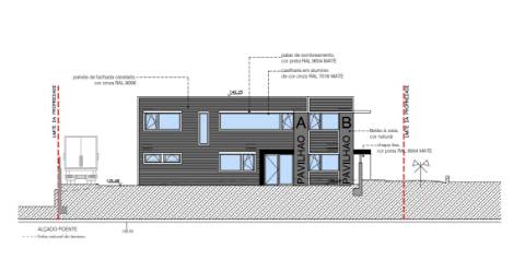 Pavilhão em Batalha com 370 m2