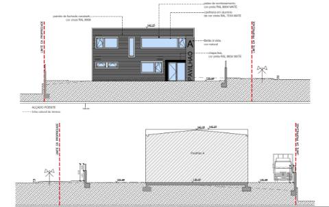 Pavilhão em Batalha com 370 m2