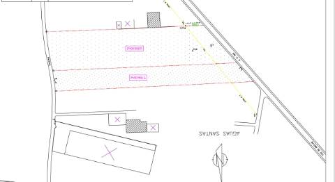 Terreno urbanizável na E.N. 360 - Estrada da Foz Aguas Santas  - Caldas da Rainha