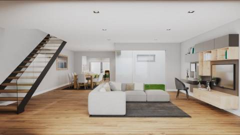 Moradia T3+1 em construção, em Milagres, Leiria