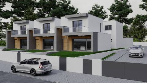Moradia T3+1 em construção, em Milagres, Leiria