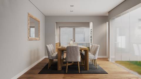 Moradia T3+1 em construção, em Milagres, Leiria